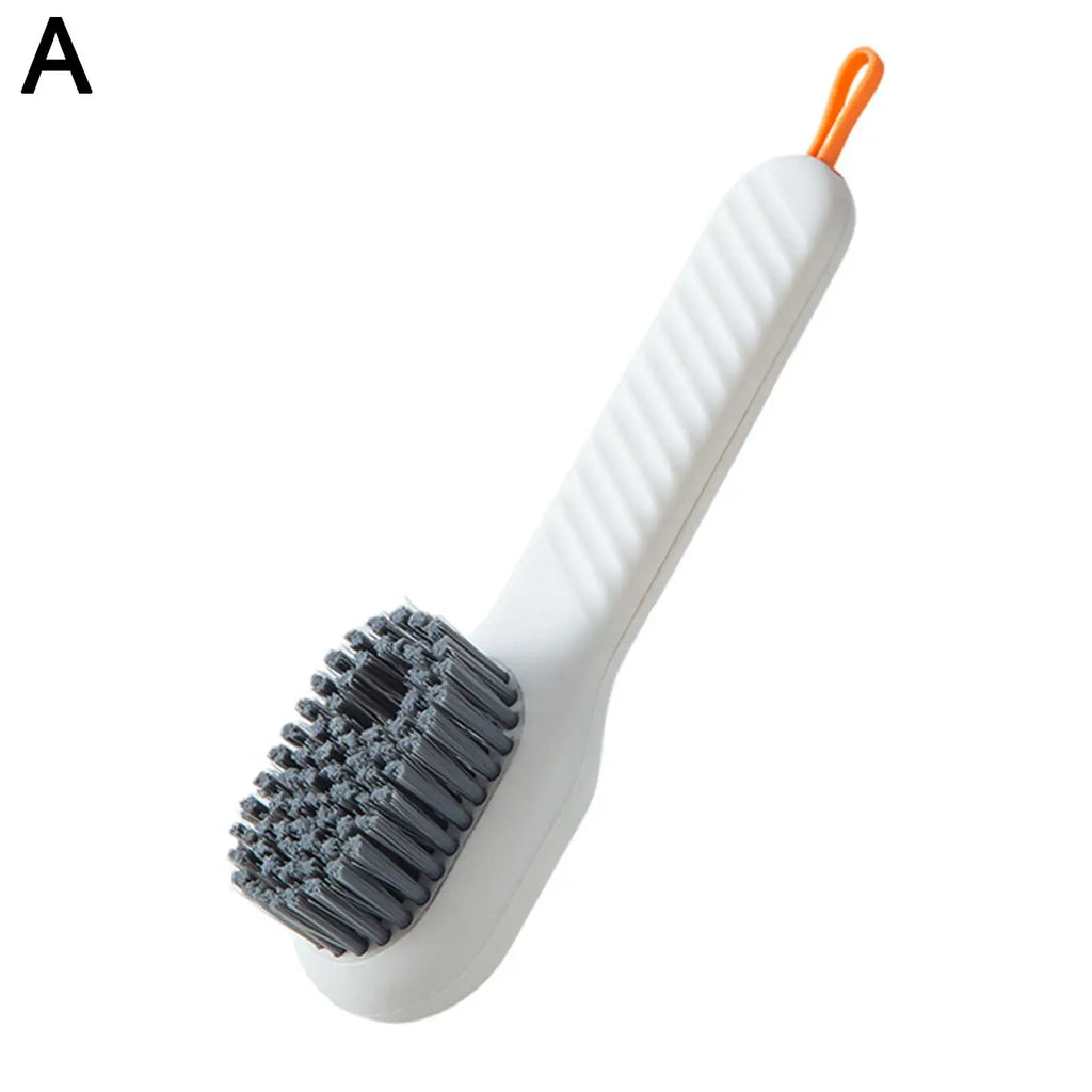 Bathroom Shoe Brush Automatic Liquid Discharge Deep Cleaning Soft Bristles Household Laundry Cleaning Brush for Daily Use