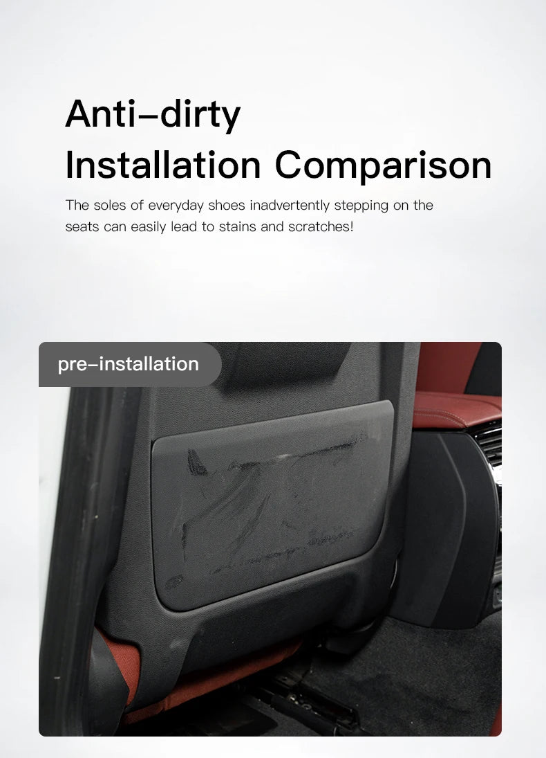 Leather Car Seat Protector Kids Anti-kick Pad Storage Bag For Audi Sline A3 A4 A5 A6 A7 A1 A2 A8 Q1 Q2 Q3 Q4 Q5 Q6 Q7 Q8 TT RS3