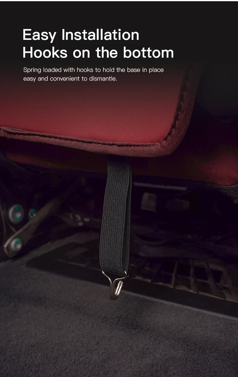 Leather Car Seat Protector Kids Anti-kick Pad Storage Bag For Audi Sline A3 A4 A5 A6 A7 A1 A2 A8 Q1 Q2 Q3 Q4 Q5 Q6 Q7 Q8 TT RS3