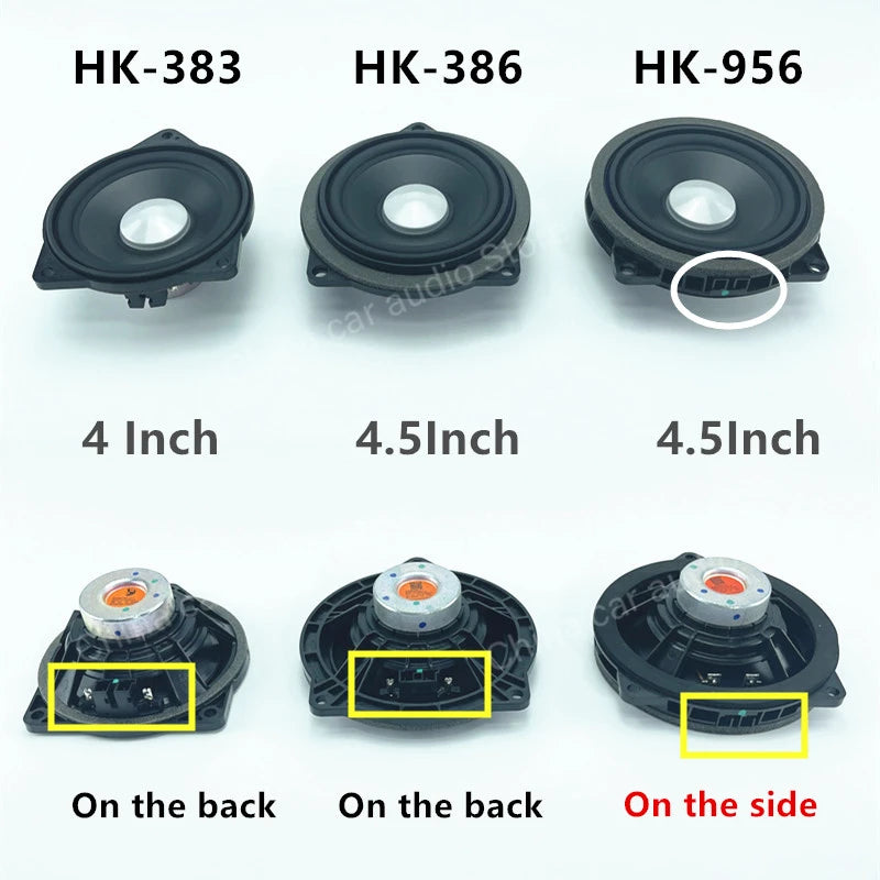 Car 4.5 Inch Midrange Speaker For BMW F10 F11 E84 E90 E91 E92 E93 5 Series Loudspeaker Front Door Audio Sound Music Speaker Kit