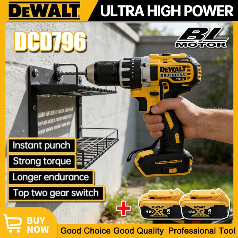 DEWALT Cordless Brushless Angle Grinder Cutter Electric Wrench Polisher Vacuum Jigsaw Multifunctional Power Tools