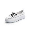 White shoes for women hollow casual shoes white flat foot covers rubber soft bottom cowhide 2026 summer new style