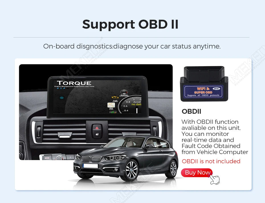 MEKEDE 128GB Android 14 Wireless CarPlay For BMW X1 E84 2009 - 2015 Car Multimedia Player DSP Android Auto GPS 8 Core Autoradio