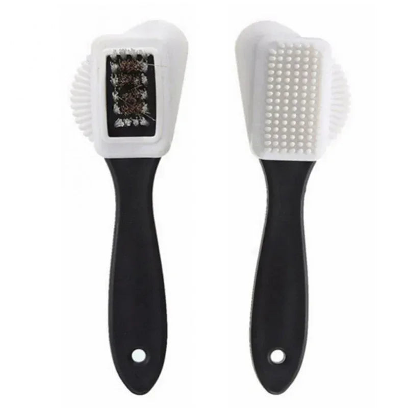 1/2PCS 3-sided S-type Cleaning Brush Suede Suede Snow Boots Cleaning Copper Wire Shoe Brush Cleaning Tool