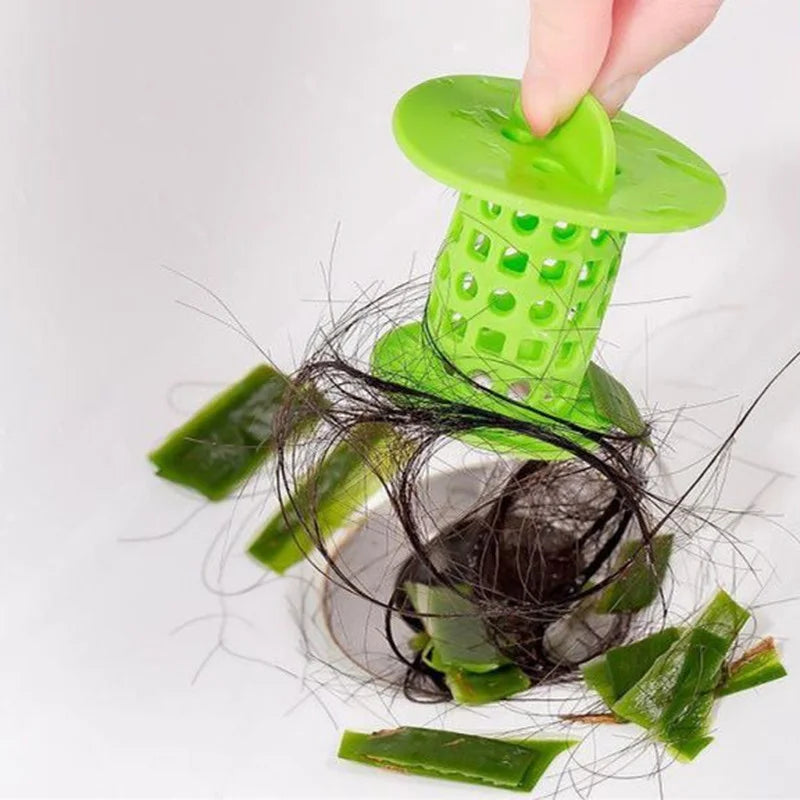 1pc Bouchon de vidange de baignoire anti-colmatage, Drague d'égout de cuisine, Bouchon de cheveux, Filtre de tuyau de vidange, Protection anti-blocage, Accessoires de salle de bain à domicile