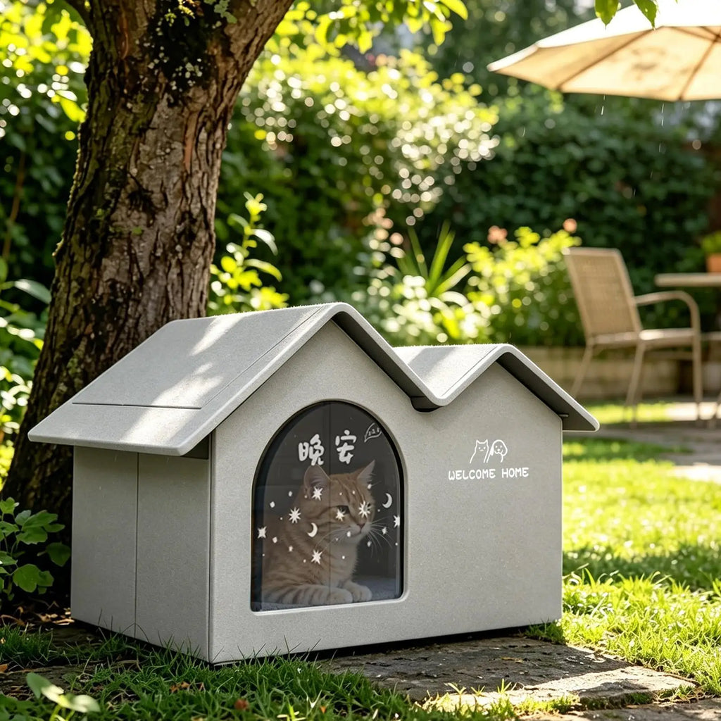 Pet Cooling Ice House Air Conditioning Bed Summer Cooling Tool Cat Dog Nest Four Season for Small Middle Pet Ice House