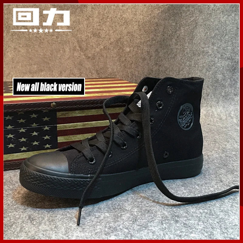 High Top Men Women Yellow Canvas Boots Tennis Breathable Sport Vulcanized Sneakers Male Skateboard Trend Casual Shoes