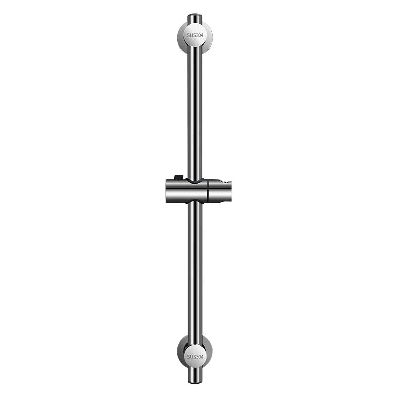 Barre de douche coulissante murale en acier inoxydable noir avec rail réglable pour pommeau de douche à main Accessoires de salle de bain