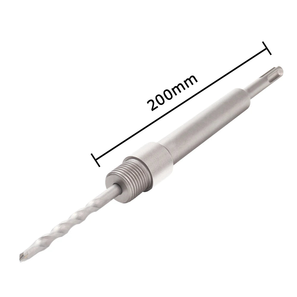 30-100mm Concrete Wall Hole Saw, SDS Plus Shank Impact Drill Bit, Suitable for Drilling Concrete, Brick, Stone and Walls
