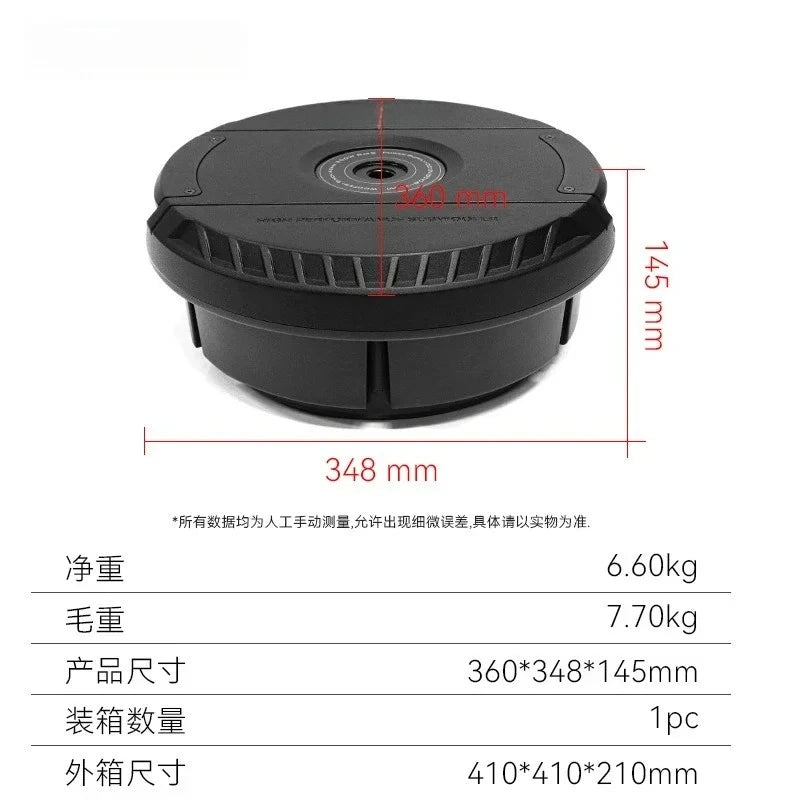 useful Car Audio Modification Class D 12V Active High-power 15-inch Car Spare Tire Subwoofer