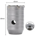 SDS Plus Wall Hole Saw Drill Bit Concrete Hole Saw Hole Cutter Concrete Cement Stone Drilling Tool 30-100mm