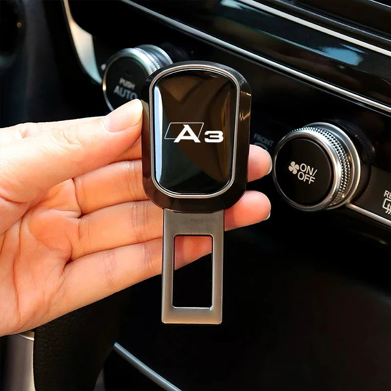 Metal Car Seat Belt Extender Safety Strap Clip For Audi A3 A4 A5 A6 A7 A1 A2 A8 Q1 Q2 Q3 Q4 Q5 Q6 Q7 Q8 TT RS3 S5 B8 B9 Quattro