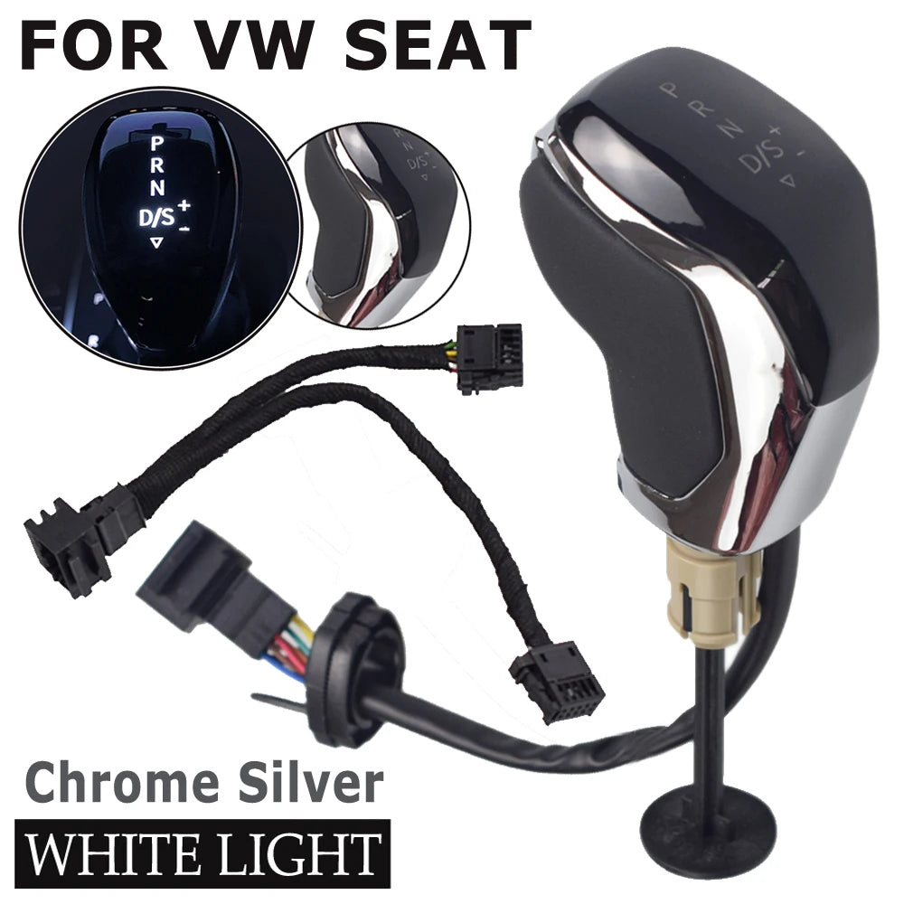 Automatic DSG Gear Shift Knob For VW Golf Mk6 Mk7 Passat B7 B8 Tiguan MK2 Touareg CC LED interior Synchronize electronic display