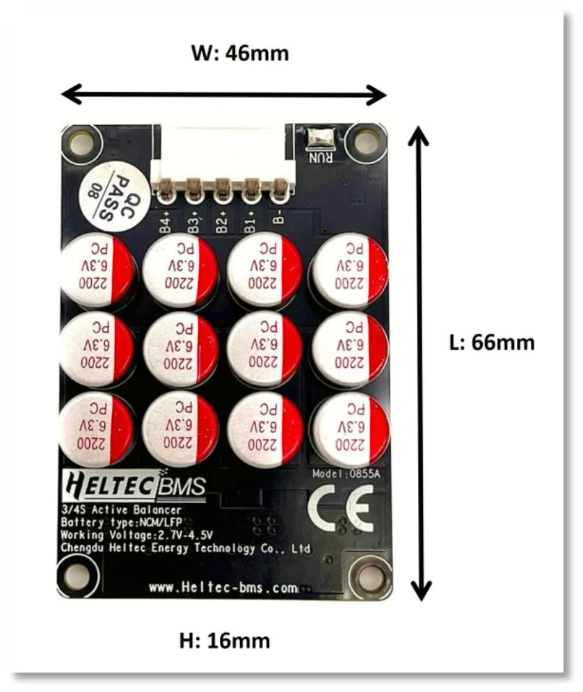 5A 5.5A  Active Equalizer Balancer Lifepo4 / Lipo/ LTO Battery Energy equalization Capacitor 3S 4S 5S 6S 7S 8S 14S 16S 20S 24S