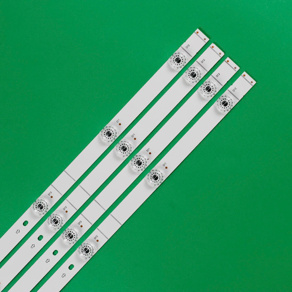 New 4pcs/Kit LED Strips for 55 TV SJ HO D5501201 3030BS M HF SJ.HO.D5501201-3030BS-M-HF 180818 PC65333A 1201969 55R6E