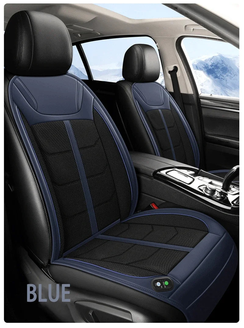 DC 12V 24V Car Summer Cool Cooling Air Vent Seat Chair Cushion Cover With Fast Blowing Ventilation Car Seat Cooler Pad Fan