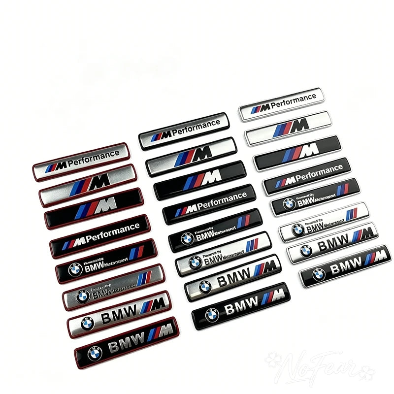 Car Styling 3D Sticker Metal Adhesive Emblem Decal Lables For BMW M E46 E90 E60 F30 G20 X1 X2 X3 X4 X5 X6 X7 i3 i4 i5 i7 M2 G30