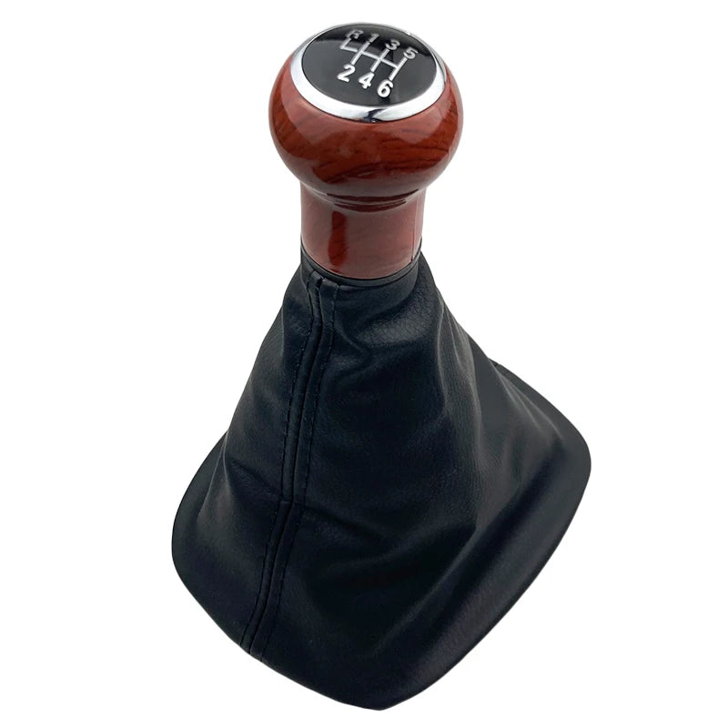 For VW Passat B5 b5.5 1997 1998 1999 2000 2001 2002 2003 2004 2005 Car-Styling 5/6 Speed Gear Shift Knob PU Leather Boot Case