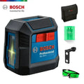 Bosch Laser Level GLL 50 G Green 2 Lines Level 15M Self-leveling Horizontal & Vertical Cross Super Powerful Measuring Tools