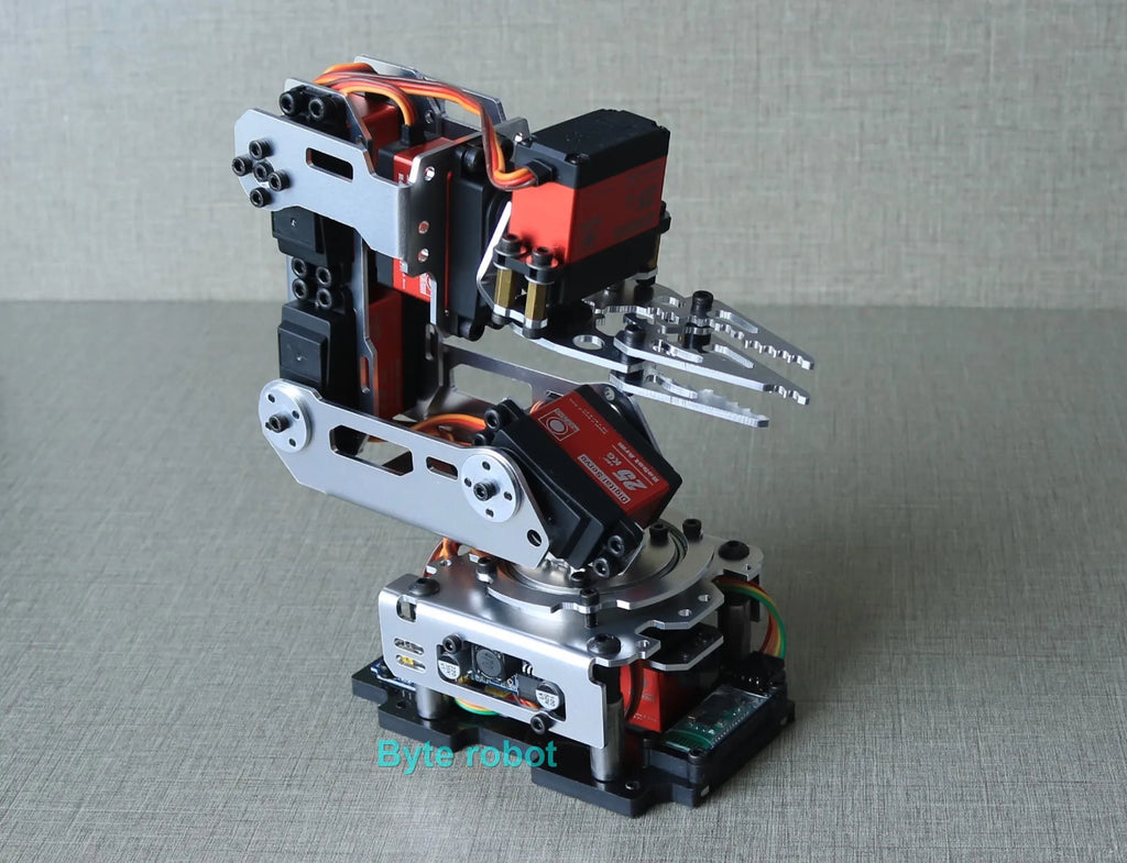 APP Control 6 Dof Metal Mechanical Arm Aluminum Alloy Bracket High Quality Robot Arm for Arduino Robot DIY Kit Programmable Arm