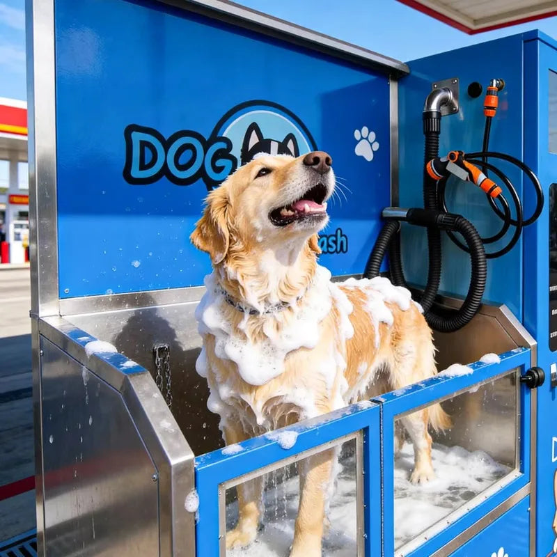 Customized Multi-Function Self Service Dog Wash Machine with Disinfecting Cycle for Pet Shops and Parks
