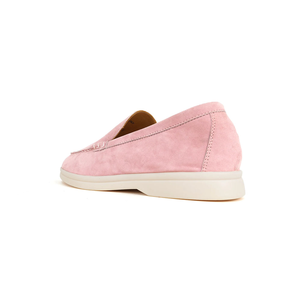 Spring and Autumn Hot Women's Le Fu Shoes Classic Round Head Shallow Mouth Genuine Leather Women's Shoes Retro Daily Shoes