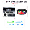 BONROAD Wireless Carplay Touch Screen For BMW 3 5 Series E60 E61 E62 E63 E90 E91 E92 Car Radio Multimedia Player Stereo GPS