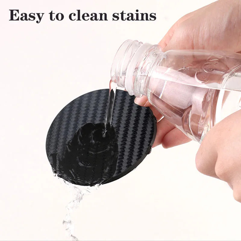 2Pcs Car Interior Leather Coaster Anti-noise Water Cup Pad For Audi Sline A3 A4 A5 A6 A7 A1 A2 A8 Q1 Q2 Q3 Q4 Q5 Q6 Q7 Q8 TT RS3
