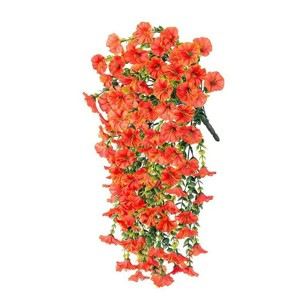 1/2pcs Artificial Morning Glory 75cm Hanging Fake Plant Fake Garland for Home Garden Wedding Outdoor Party Decor DIY Garden Arch