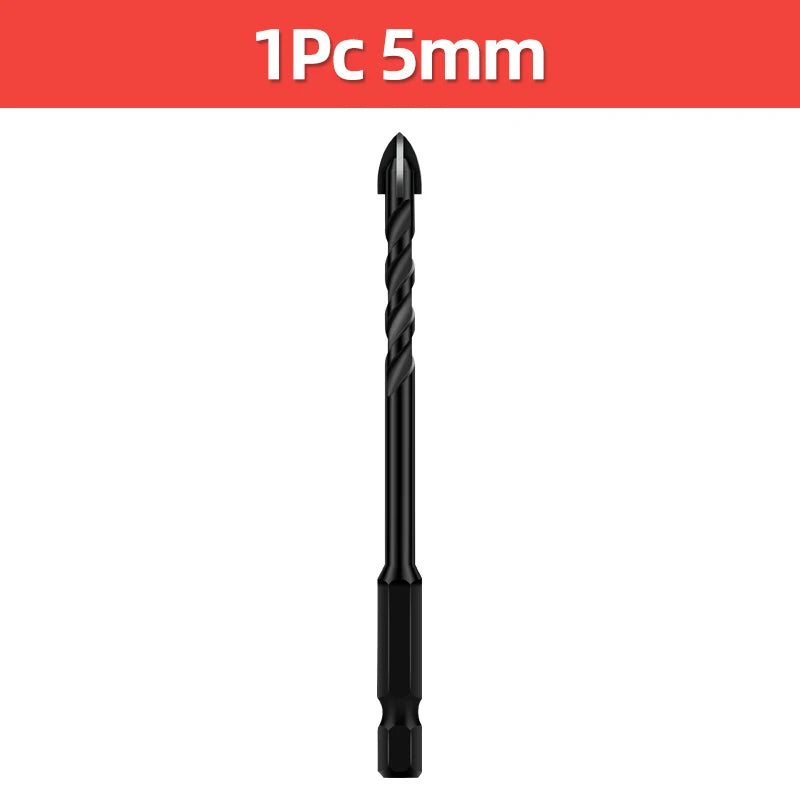 TOOLEYE Cross Hex Drill Bit Set