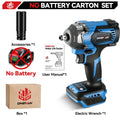 ONEVAN 1200Nm Brushless Electric Impact Wrench Cordless Wrench Socket Rechargeable 1/2Inch Power Tool For Makita 18V Battery Pin