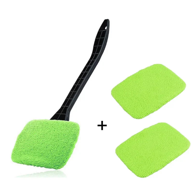 Car Front Windshield Defogging Brush Dust Removal Car Cleaning Long Handle Household Glass Clean Brushes Car Detailing Tools