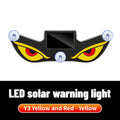 Monster Eye Antenna Flash Light Solar Car Decoration Demon Light Universal Roof Anti-Rear-End Demon Eye Modification