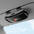 Car Emblem Sun Visor Glasses Case Sunglasses Storage Gift Box For Audi Sline A3 A4 A5 A6 A7 A1 A2 A8 Q1 Q2 Q3 Q4 Q5 Q6 Q7 Q8 TT
