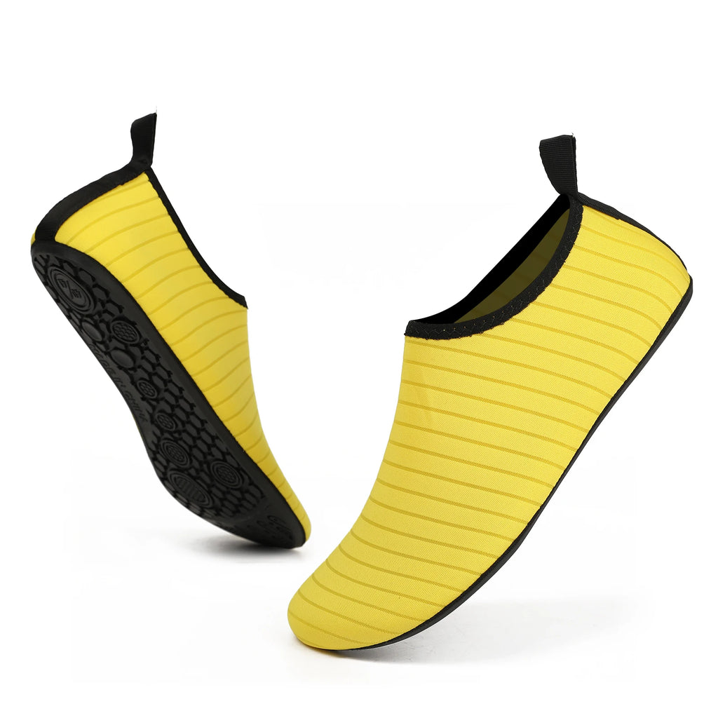Quick-drying Men Water Shoes Soft Couple Aqua Shoes Rubber Sole Non-slip Wading Shoes Lightweight Yoga Shoes Casual Flats 2024
