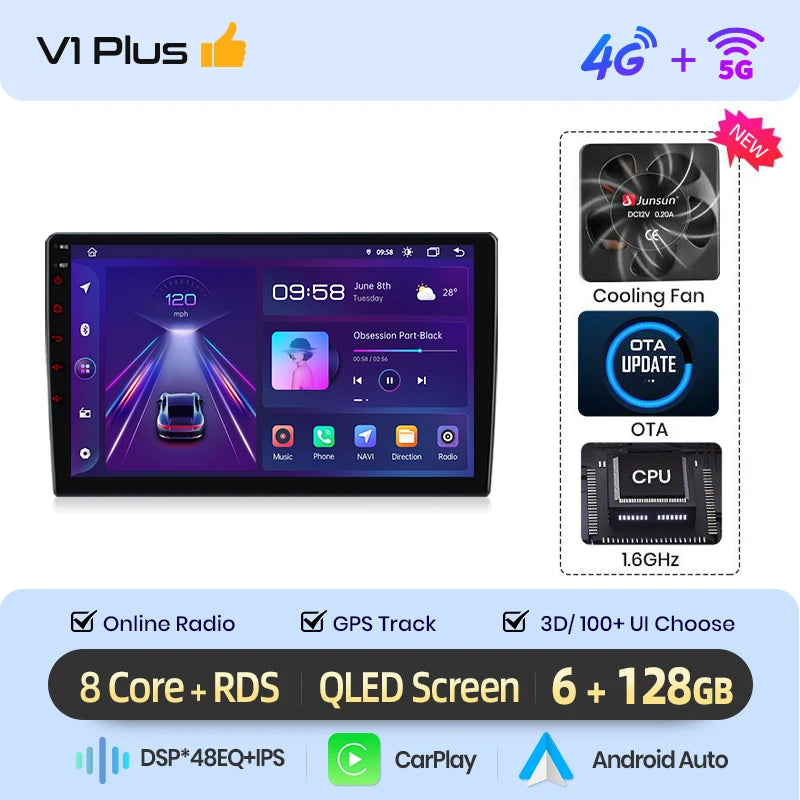 Junsun Wireless CarPlay Peugeot