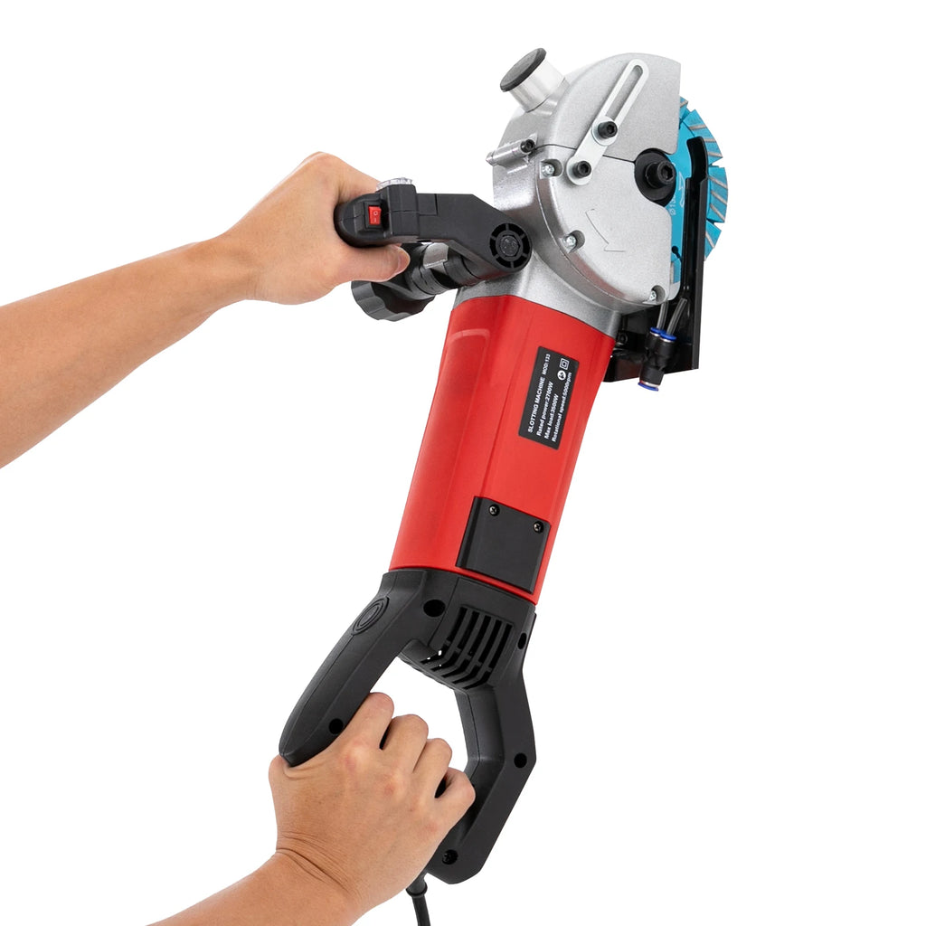 2700W Wall Chaser Concrete Cutter 133mm Concrete Circular Saw Slotter Electric Laser Aiming Groove Slotting Machine