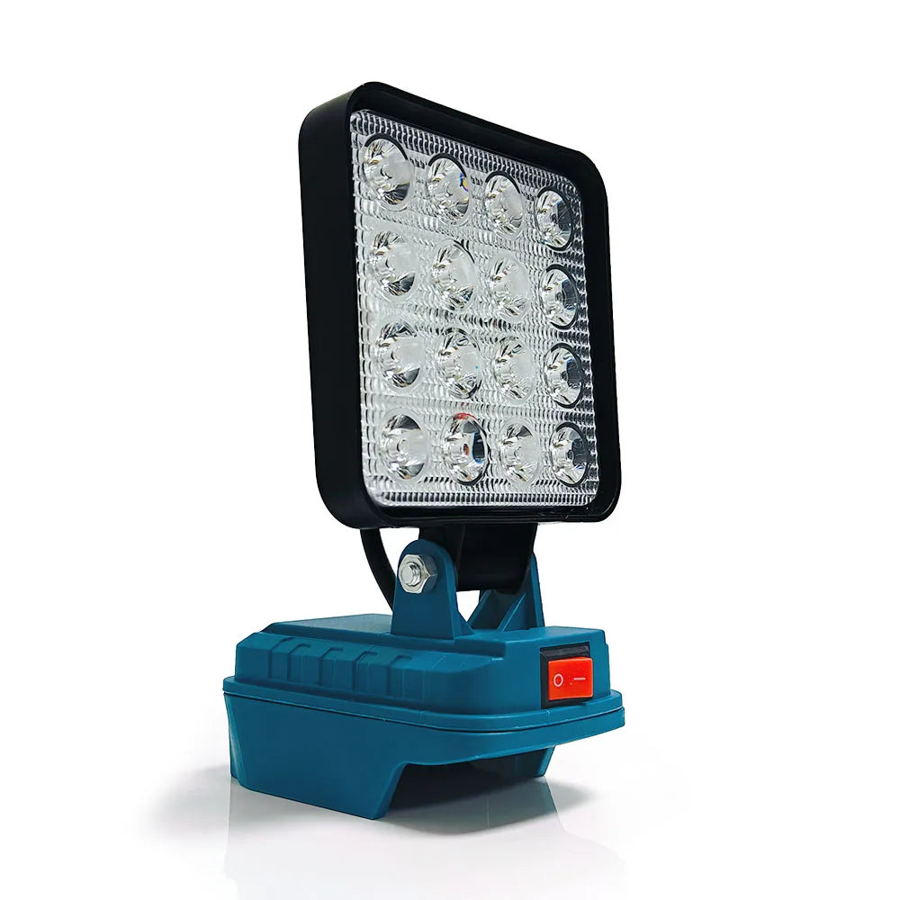 LED Work Light 3/4/8Inch For Makita 14.4V 18V Li-ion Battery Lamp With USB Outdoor Flashlight Lantern Camping Emergency Light