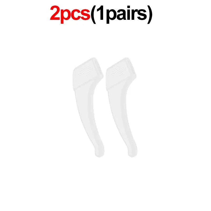 2/40pcs Silicone Ear Hook Anti-slip Glasses Leg Ear Sleeve Bracket Fastener Sunglasses Accessories Grip Anti-fall Eyewear Holder