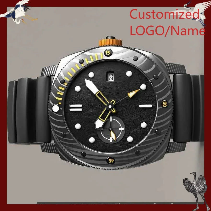 A182 Store Customized Watches 46mm Men's Watch with 904L Automatic Mechanical Movement