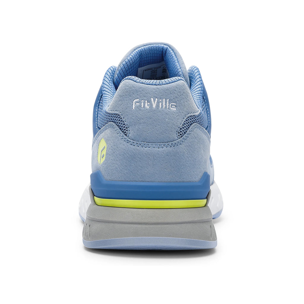 FitVille Extra Wide Women's Walking Shoes Wide Width lightweight Sneakers for Flat Foot Plantar Fasciitis Heel Pain Relief