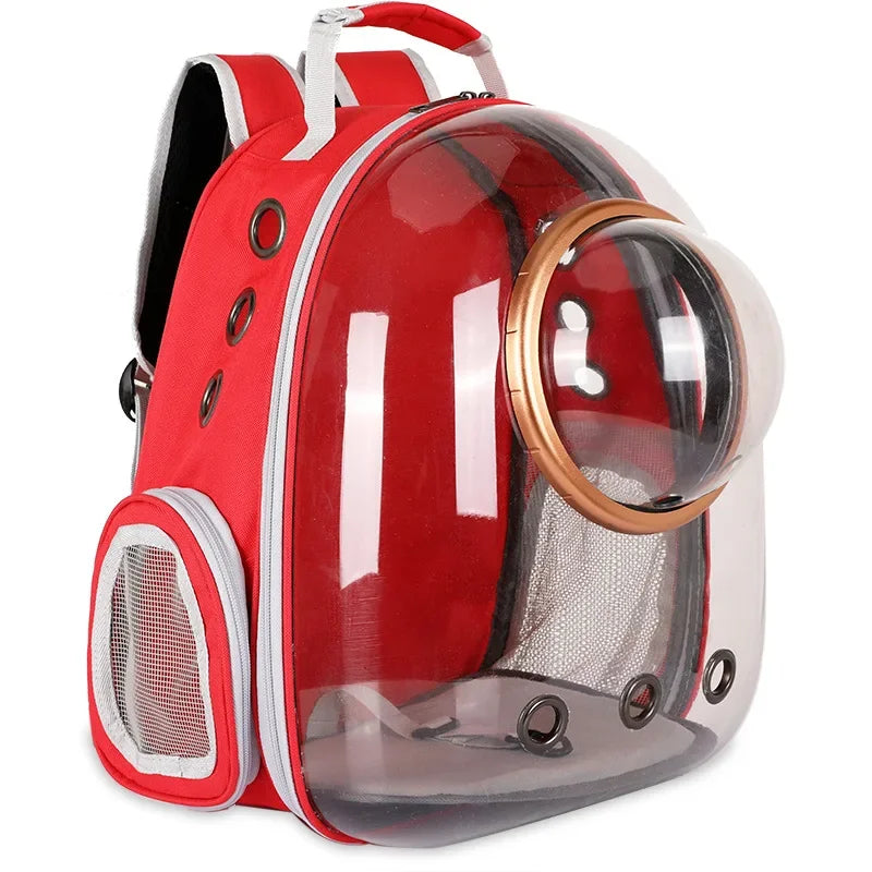 Large Capacity Oxford Pet Carrier Backpack for Medium-Sized Dogs Luxury Classic Design Zipper Closure Breathable Solid Pattern