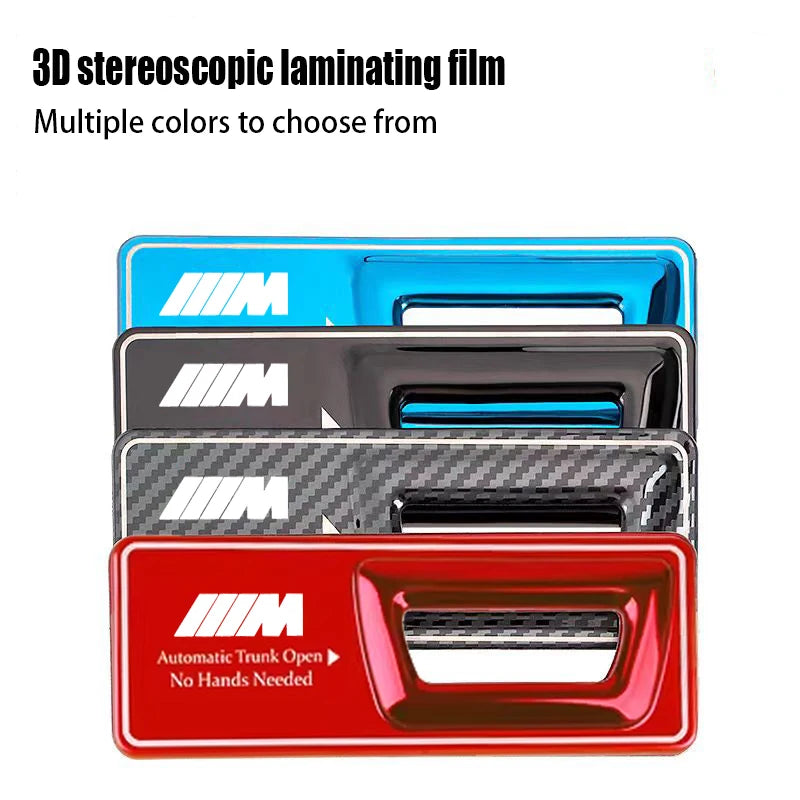 BMW Car Trunk Warning Sticker Electric Tailgate Lifting Cover For BMW M E46 E90 E60 F30 F10 E39 E36 F20 G30 G20 E87 E92 E91 E30