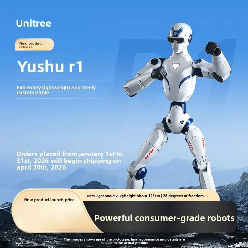 R1 Air Embodied Intelligence Humanoid Robot AI Voice Interaction Customized Modification Family Commercial Use Entertainment