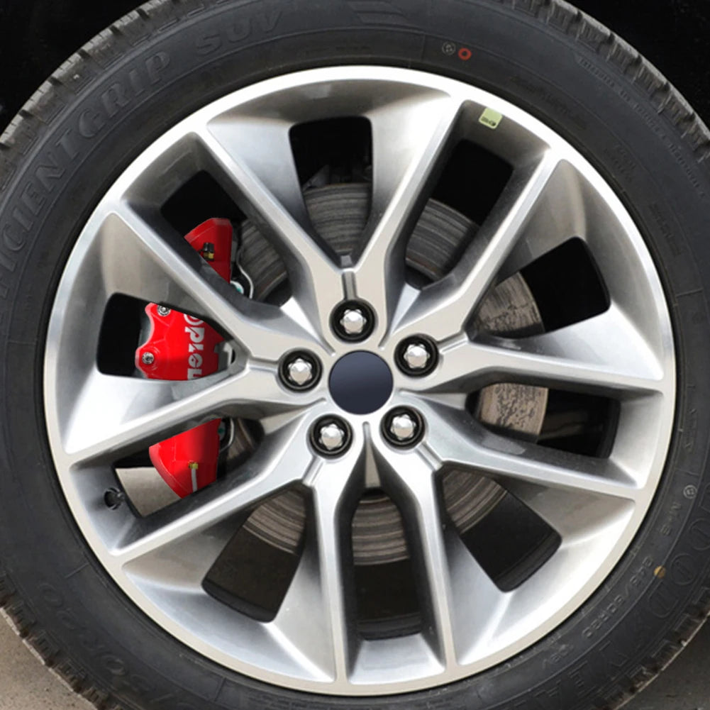 2pcs Car Tire Wheel Hub Disc Brake Caliper Cover Car Disc Brake Caliper Covers Modification for 14-18inch Front Rear Wheel Hub
