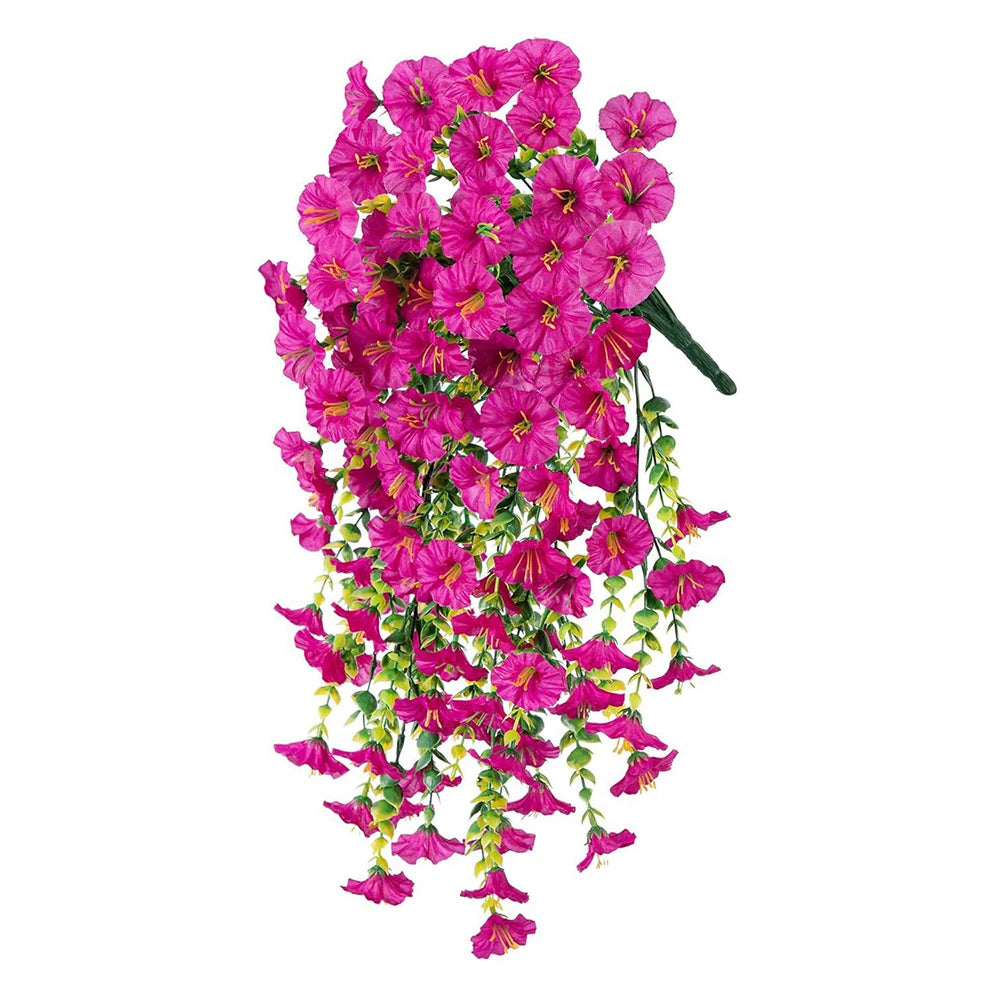 1/2pcs Artificial Morning Glory 75cm Hanging Fake Plant Fake Garland for Home Garden Wedding Outdoor Party Decor DIY Garden Arch
