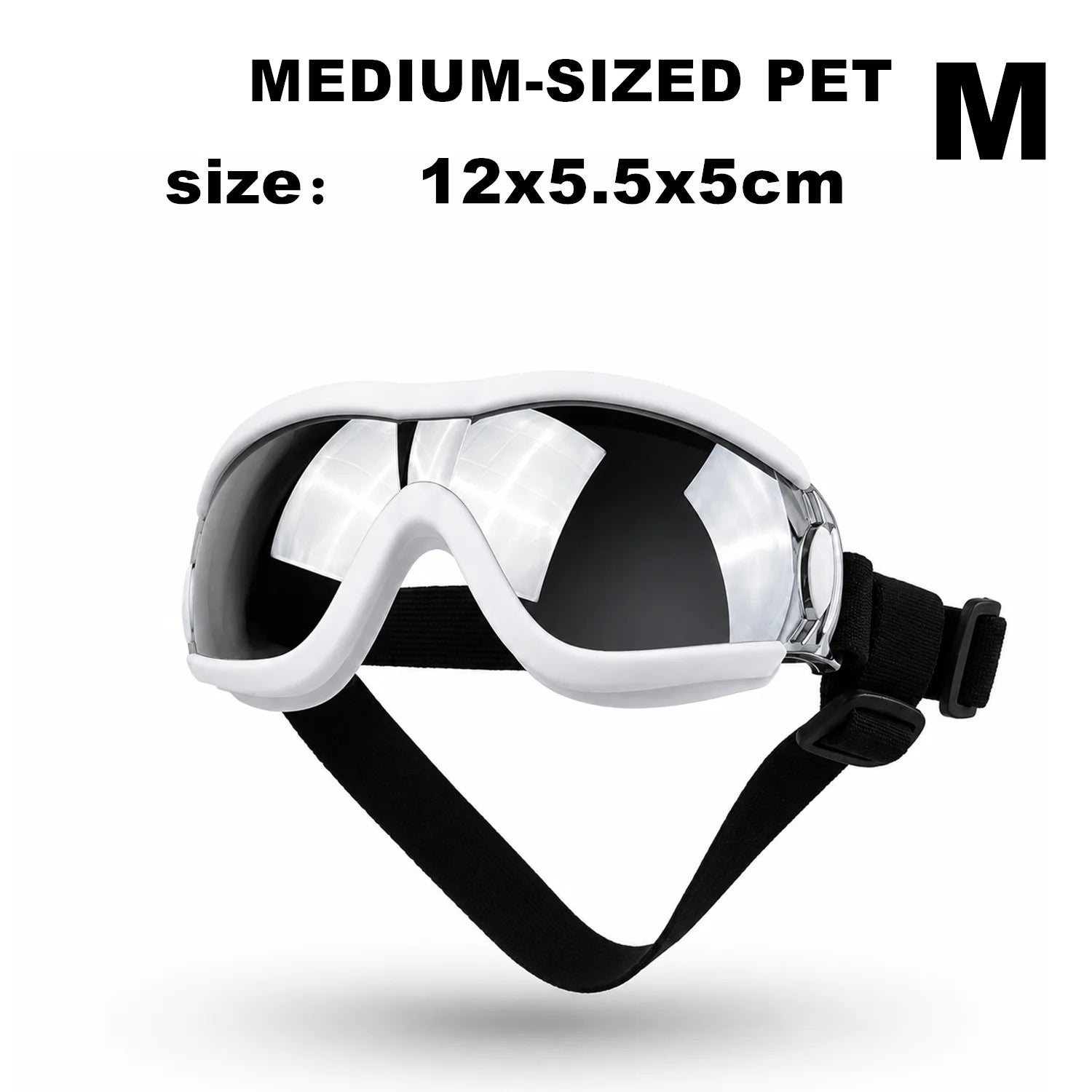 Pet Adjustable Dog Goggles Sunglasses Anti-UV Sun Glasses Eye Wear Protection Black Widely Used Dog Sunglasses Pet Dog Supplies