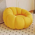 Canapé paresseux inclinable et couchette Crème Vent Citrouille Pédale Pouf Tatami Petit Canapé Simple Chaise Nid Paresseux
