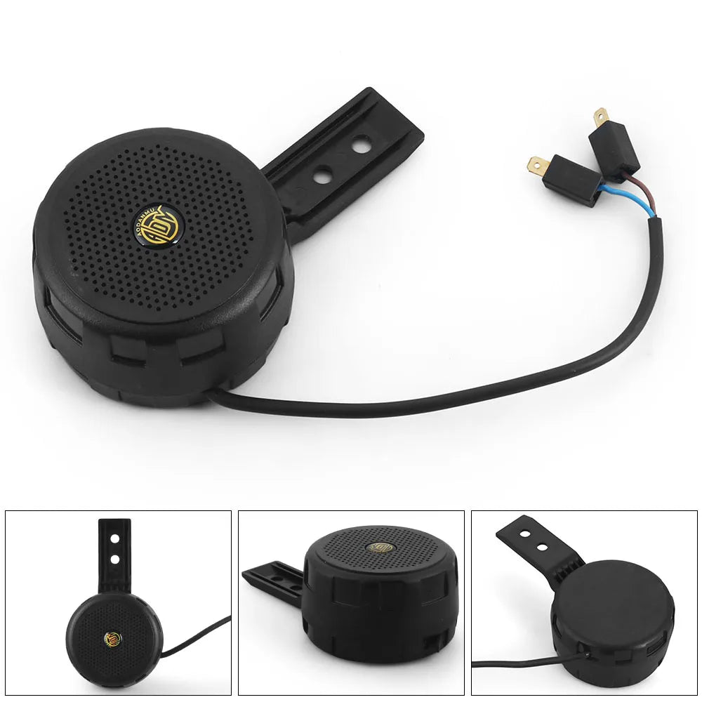 12V-24V 120dB Customizable Sound Car Warning Alarm Police Siren IP67 Waterproof Horn Speaker With Type-C port to PC,MP3 player
