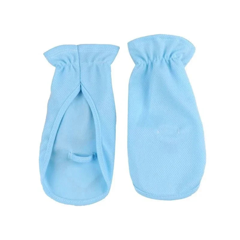 1set Driving Sun Protection Gloves Breathable Fabric Anti-slip Outdoor Cycling Resistant Short Gloves Outdoor hiking accessories